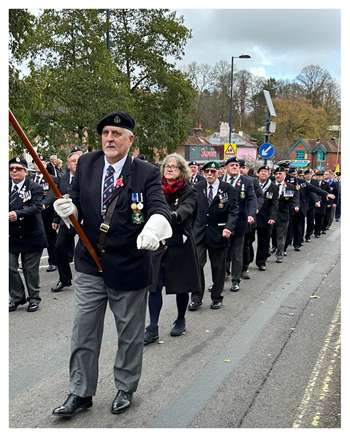 Remembrance Service Photo Marching Parade 2025