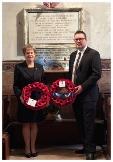 Cllr Teresa Attlee & District Cllr Hatter