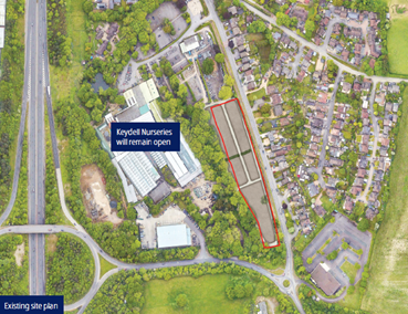 Aldi Horndean Site Map